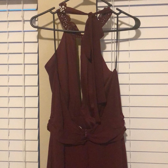 Burgundy/Wine Formal Dress - Picture 2 of 2